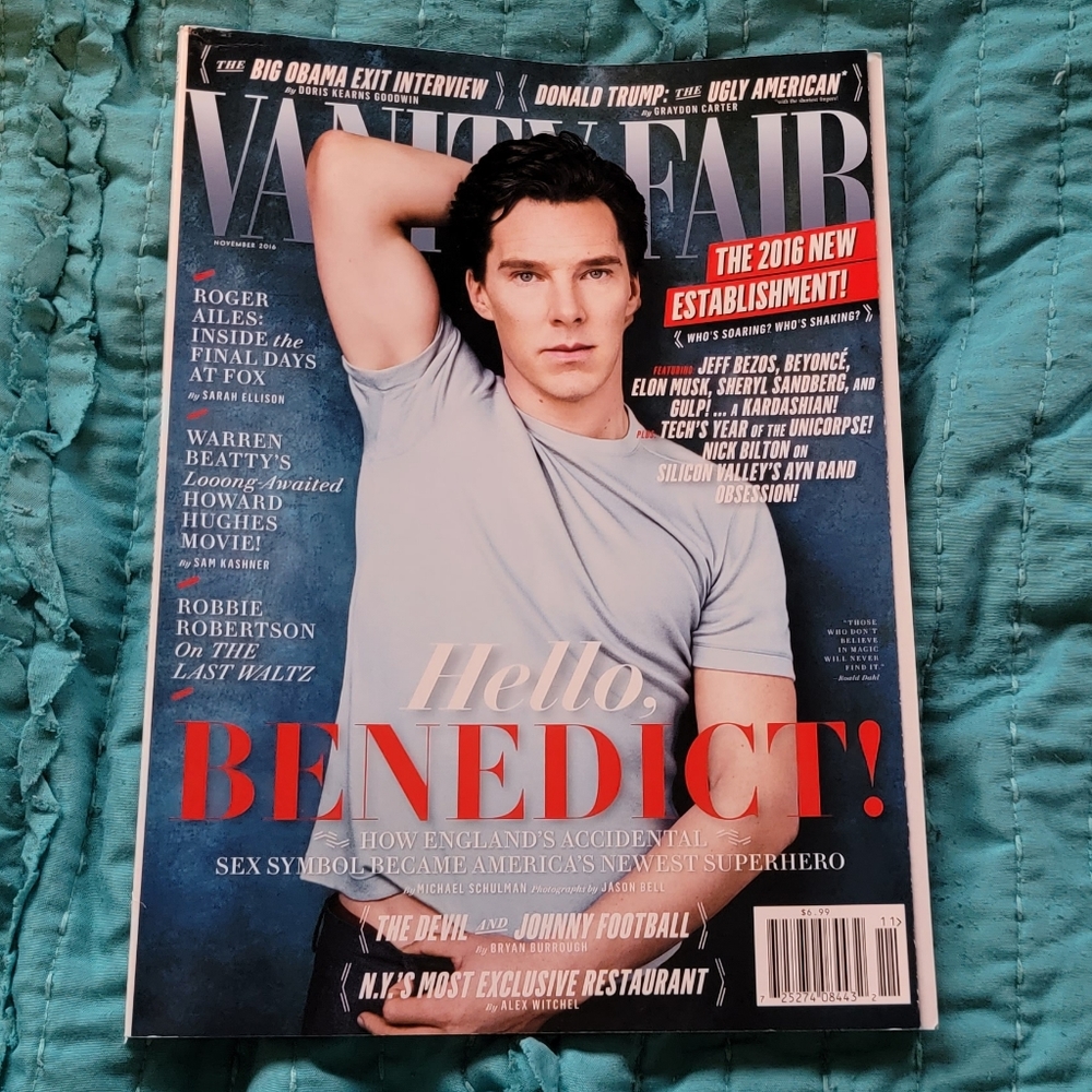 Vanity Fair Benedict Cumberbatch magazine